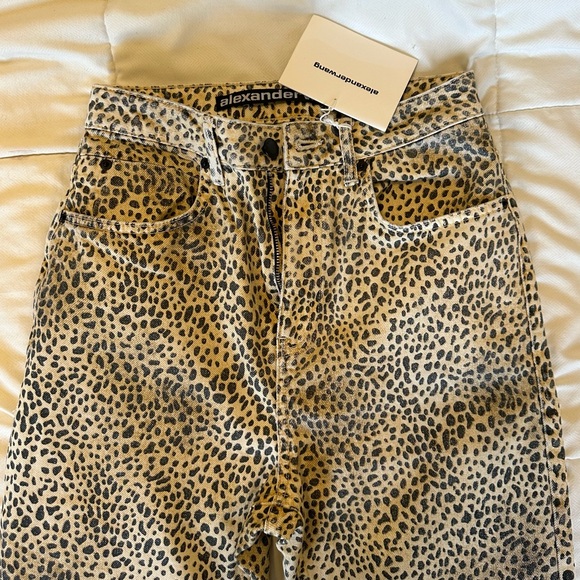 Alexander Wang Cheetah print jeans - Picture 5 of 8